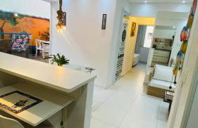 Apartamento com varanda Gourmet na praia da enseada - Foto 44