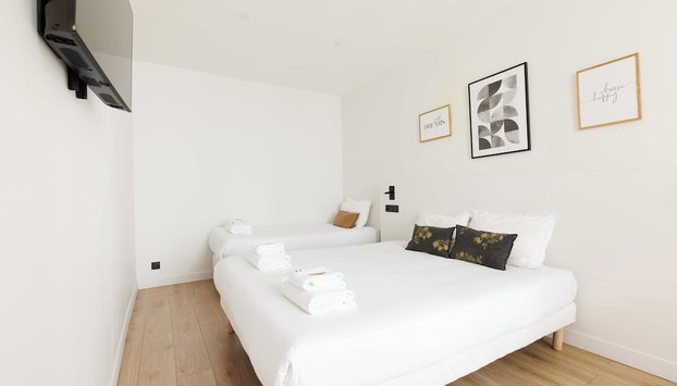 Cosy Apartment - 4br/12p - Canal Saint-martin - Foto 5, Habitación