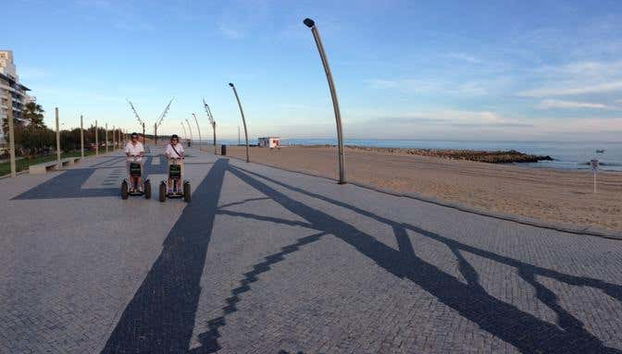 Recorriendo Vilamoura en segway