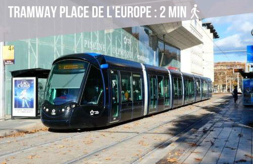 Montpellier Centre - Antigone - Parking Privé et Gratuit - Foto 15