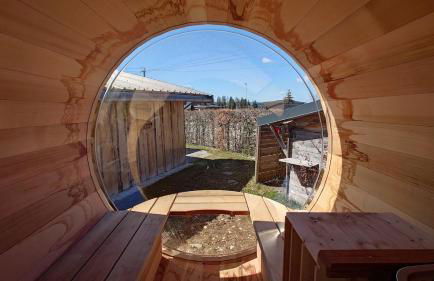 Les pagotins de Garance, Chalet Jura 39, avec sauna panoramique, Meublé classé 4 étoiles - Foto 10