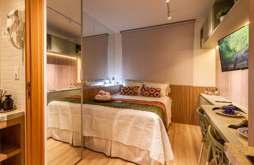 Flat 16 Frente Mar - Lindo e Confortável - STS - Salvador Temporada Studio - Foto 24