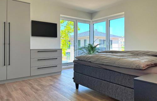 Haus Kiebitz 2 OG - Neubau-Apartment mit Infrarot-Sauna, Balkon & 600 m zum Strand - Foto 7
