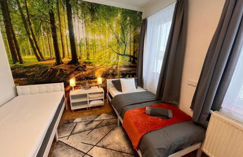Großes Apartment Aschaffenburg 4 Schlafzimmer bis zu 10 Personen Mainpark Apartment Mainaschaff - Foto 1