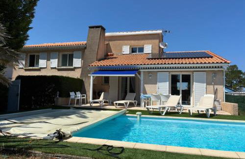Villa La Hume proche port plage commodités Bassin d'Arcachon avec piscine chauffée - Foto 3