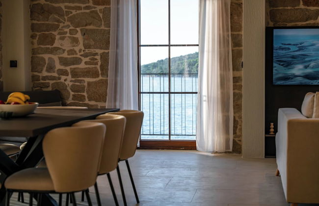 Sea front Villa Draga - infinity pool - Foto 14