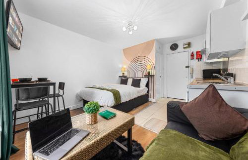 Modern Brixton Studio, Ideal for Couples, Fast Wi-Fi - Foto 11