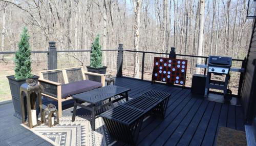 Secluded A-Frame Hocking Hills Hot Tub Fire Pit - Foto 4