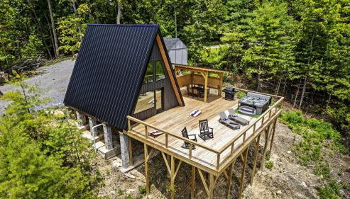 Modern A-Frame Cabin with Breathtaking Views of the Smoky Mountains, Perfect for Families or Groups - Foto 5