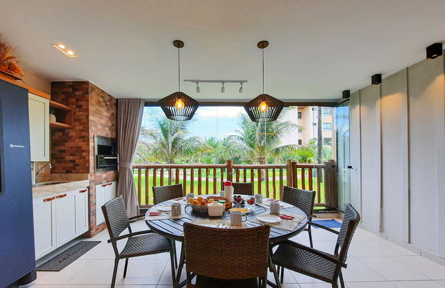 VG Sun Pé na Areia Luxuoso Térreo Gourmet 8 pessoas By DM Apartments - Foto 25