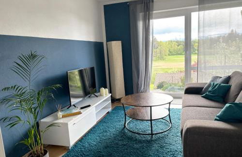 Panorama-Haus Ferienwohnung SÄNTIS - Schlafzimmer, Wohnzimmer, Küche, Bad, Sonnenterrasse mit Bergblick im Garten - Foto 2