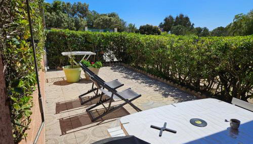 Presqu'ile de Giens, Maison Rdc avec Accès et Jardin Privés sans Vis-à-vis, Piscine, Plages à 2 min à pieds - Foto 5, Garden, sunbed, Garden view