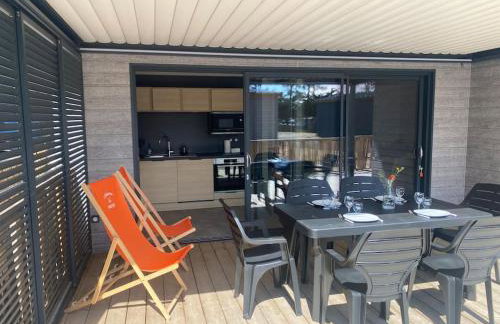 Cottage climatisé avec piscine à 300m de la plage - Foto 18