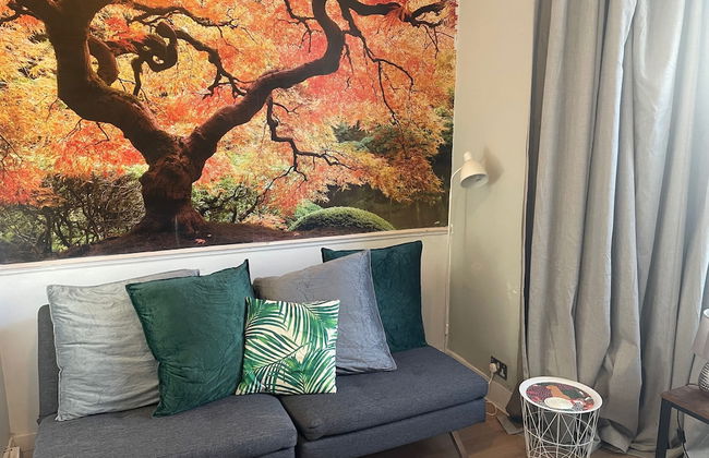 1 Bed Victorian Flat Sleeps 4 - Garden & Patio - Foto 14