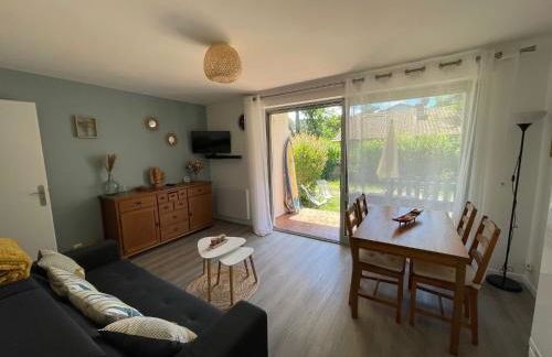 Appartement avec chambre, terrasse et jardinet proche plage, forêt pins, piste cyclable, lac - Foto 8
