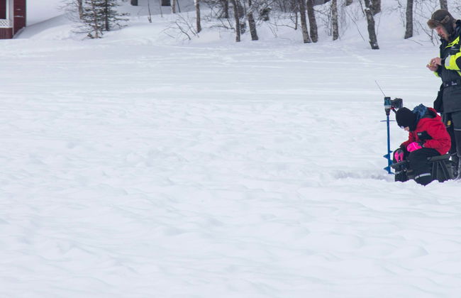 Pesca sul ghiaccio a Luosto - Foto 5