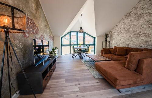 Industrie Stil Apartment unweit vom See - Foto 21