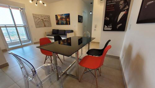 Apogeo Vista linda 2 dormitórios garagem AC Wi-Fi - Foto 2