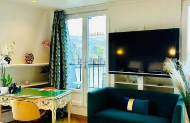 Beautiful apartment terrace Invalides and fireplace - Foto 47