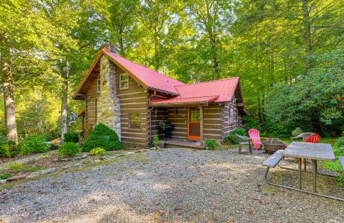 Hot Tub and Fire Pit Cozy Cabin in Maggie Valley - Foto 24