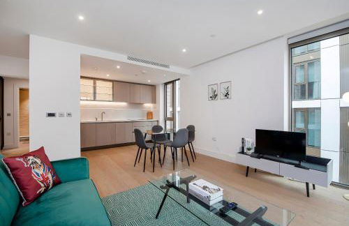 Lux and Large 2 bed Battersea Power Station - Foto 14