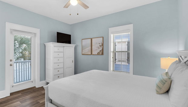 Dog Friendly @ Bungalows at Seagrove; 2 Blocks to Beach ~ Overlooks Pool/spa - Foto 5, Habitación