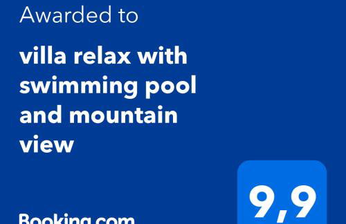 villa relax with swimming pool and mountain view - Foto 25