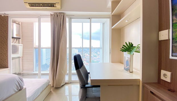 Great City View Studio At Tamansari The Hive Apartment - Foto 5, Habitación