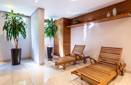 BHaus Family Morumbi Impression - Grand Loft Duplex 75m2 - Academia - Piscina - Mini mercado - Vaga de Garagem - Morumbi - Acomoda 4 pessoas - IP14 - Foto 5