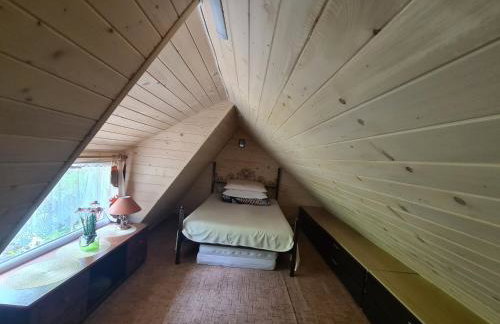 Duży drewniany domek nad rzeką, Obidza 381, Łącko - Foto 33