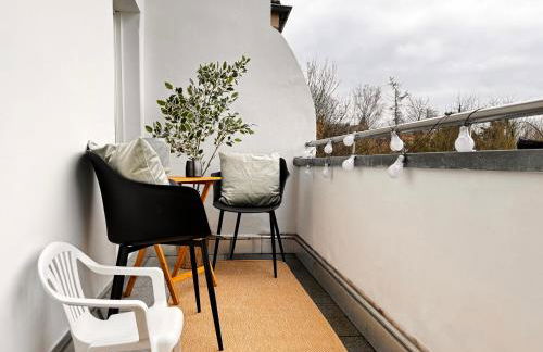 Moderne Wohnung mit Balkon ideal für Familien und Geschäftsreisende - Photo 46