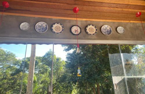 Casa de campo com muito verde e paz, 2 quartos, Wi-Fi, churrasqueira, deck, trilha - Foto 33