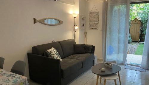 Appartement 4 étoiles avec jardin clôturé et piscine dans la résidence - Narbonne Plage - Foto 5, Garden, Garden view