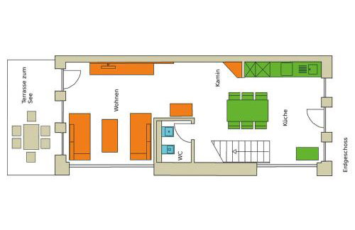 Ferienwohnung Haubentaucher - Historische Scheune mit Seezugang im Naturpark für Familienurlaub mit Hund - Foto 19