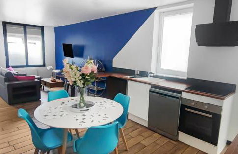 Maison plein pied Béthune avec place de parking, jardin clos et terrasse exterieure, quartier calme proche centre proche gare, capacité 4 personnes - Foto 21