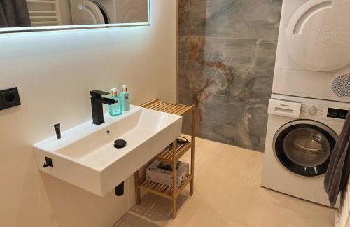 Soul-Apartment Balkon PrivatParkplatz 2 Boxspringbetten 55Zoll TV WLAN - Foto 25