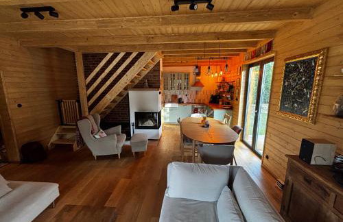 Bór i Woda - klimatyczny, drewniany dom w sercu jezior i lasów - Foto 26