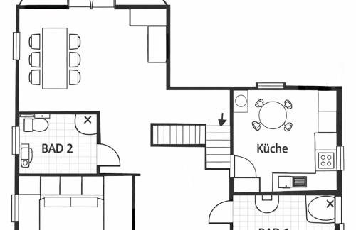Ferienwohnung Rosengarten mit Meerblick - Photo 2