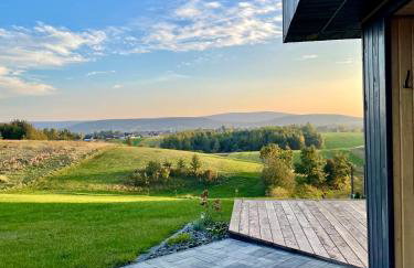 Stodoła Na Kresach - widokowy domek drewniany, całoroczny JACUZZI & SAUNA - Foto 63