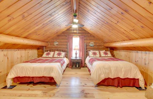 Trout Ponds and Sauna Unique Log Cabin in Freedom - Foto 17