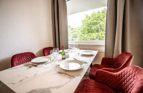 Messe-Apartment für 5 Gäste mit Balkon und Lift - Foto 10