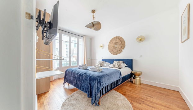 Cosy Apartment - 1br/4p - Montmartre - Foto 5, Habitación