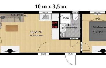 Tinyhouse Frida &ndash Stilvolle Auszeit am See Natur & Ruhe in Stuer Mecklenburgische Seenplatte - Foto 26