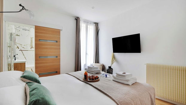 Welcoming Apartment - 1br/4p - Sacra-ca\"ur - Foto 5, Habitación