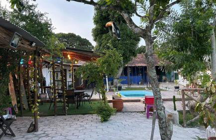 Casa de Veraneio Grande com Piscina, Churrasqueira e 4 quartos - Foto 70