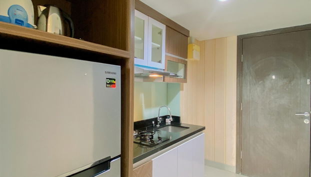 Homey And Comfy Studio H Residence Apartment - Foto 5, Cocina privada