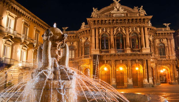 Théâtre Massimo Bellini, au cœur de Catane