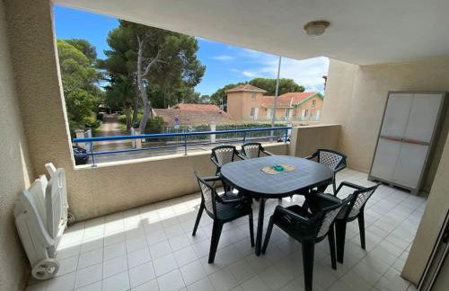 T2 lumineux 4 pers, pisc,plag 2min, park priv,wifi - Foto 11