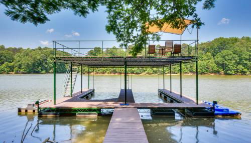 Murrayville Lakefront Cabin with Boat Slip and Grill! - Foto 2