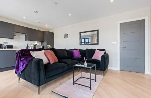 #45 2 bed Lux Fountain Lofts Digbeth - Near Blakesley Hall Museum - Sleeps 5 - "Perfect for Contractors and Families " - Foto 27